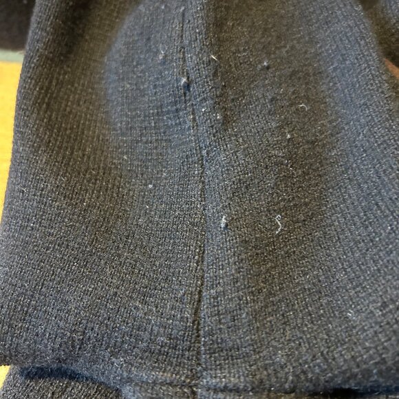 Womens Raffi Black Brown Pure Cashmere Asymmetric Full Zip Cardigan Jacket S - Picture 15 of 16